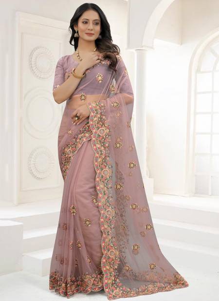 Gray Colour EMERGING Fancy Stylish Designer Party Wear Saree Collection 1276